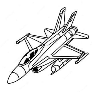 F18 Orrustuthota Litabok Litasíður
