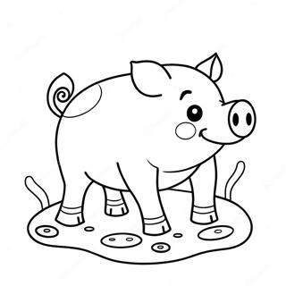 Leikandi Svin I Ledju Litabok 12365-937