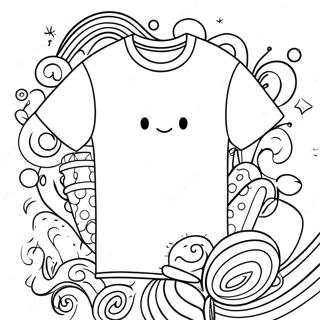 Fyndin Grafisk T Skyrta Litabok 124331-58531