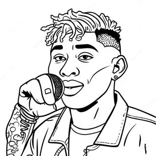 Nle Choppa Med Hljodnema Litabok 125773-59649