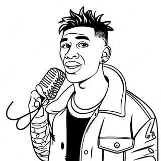 Nle Choppa Med Hljodnema Litabok 125773-59650