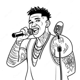 Nle Choppa Med Hljodnema Litabok 125773-59651