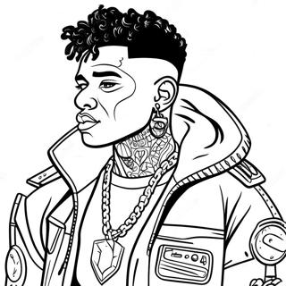 Nle Choppa I Stilhreinum Fotum Litabok 125774-59653