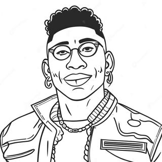 Nle Choppa Med Solgleraugum Litabok 125775-59658