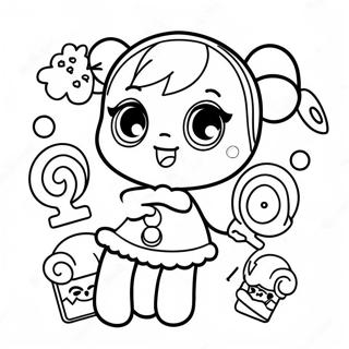 Lol Omg Candylicious Litunarsíða Litasíður