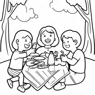 Gledileg Fjolskylda Piknik Litabok 128946-62238