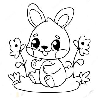 Saet Bonnie Med Blomum Litabok 130584-63516