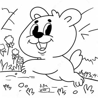 Hamingjusom Bonnie Ad Leika Vid Vini Litabok 130585-63517