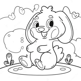 Hamingjusom Bonnie Ad Leika Vid Vini Litabok 130585-63519