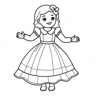 Bonnie I Litriku Kjol Litabok 130586-63521