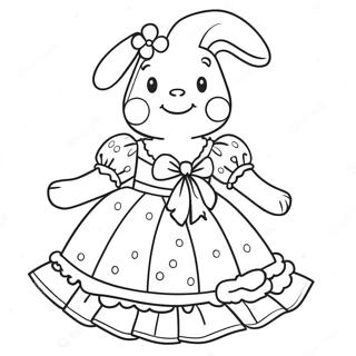 Bonnie I Litriku Kjol Litabok 130586-63522