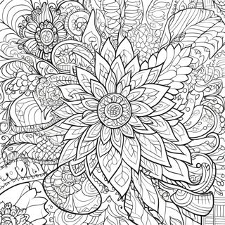 Flokid Blom Mandala Litabok 131411 64158