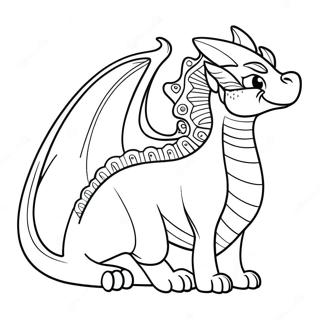 Storkostlegur Kottur Drekinn Med Vaengjum Litabok 131719 64393