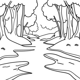 Rennandi Ar Med Trjam Litabok 131798 64457