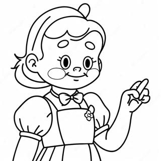 Dorothy's Kaldhæðnar Svipbrigði Litunarsíða Litasíður
