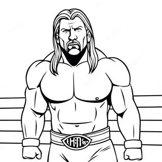 Triple H I Hringnum Litabok 134038-66197