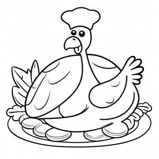 Fyndinn Eldadur Kalkunn Litabok 134163-66289