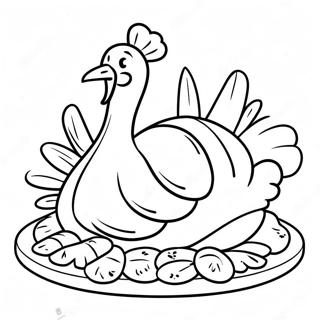 Teiknimynd Eldadur Kalkunn Litabok 134164-66295