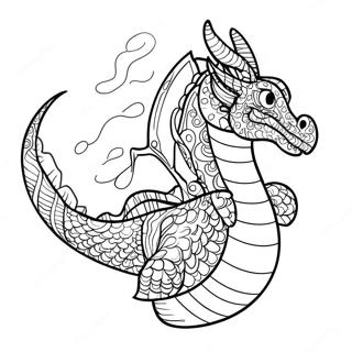Litfagur Sjavarfljugandi Dreki Sundandi Litabok 136697-68273