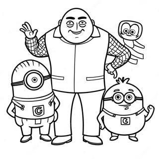 Gru Og Minionarnir Litabok 137081-68717
