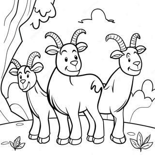 3 Billy Goats Gruff Litabok 137592-69109