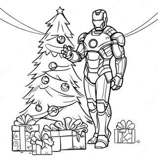 Iron Man Ad Skreyta Jolatre Litabok 139464-70581