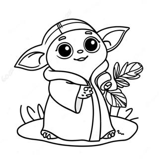 Fognudur Baby Yoda Med Jolatre Litabok 139643-70726