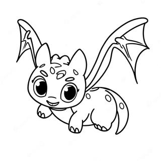 Toothless Fljugandi A Himnum Litabok 15348-3346