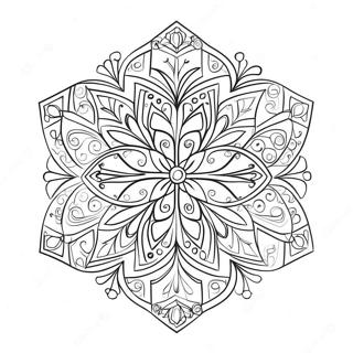Geometrisk Snjokoma Litabok 16168-3541