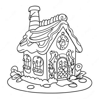 Lita Bok Hatidlegt Pepparkokuhus Teikningasida 20007 4370