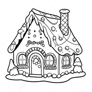 Lita Bok Hatidlegt Pepparkokuhus Teikningasida 20007 4371