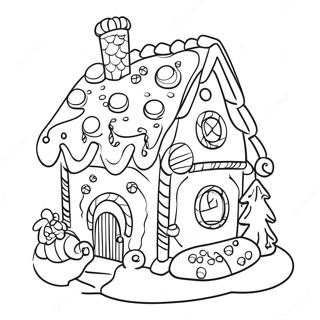 Lita Bok Hatidlegt Pepparkokuhus Teikningasida 20007 4372