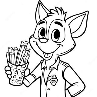 Nick Wilde Med Snakki Litabok 20837-4546