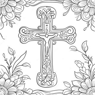 Fagurt Kross Med Dufum Litabok 20918 4575