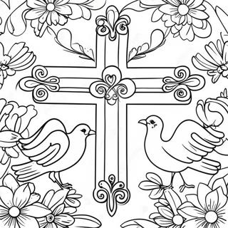 Fagurt Kross Med Dufum Litabok 20918 4576