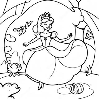 Svefnandi Fegurd Dansandi Med Dyrum Litabok 22232-4851