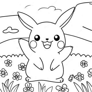 Gladur Pikachu I Blomabedi Litabok 2258-2553