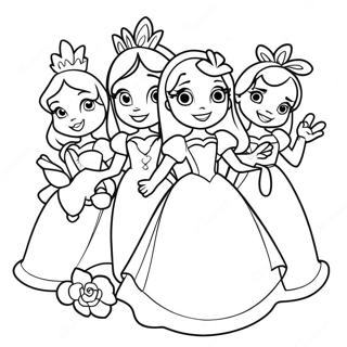 Disney Prinsessur Fagna Paskum Litabok 22667-4950