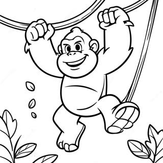 Donkey Kong Sveiflandi A Vinvidum Litabok 25620 5593