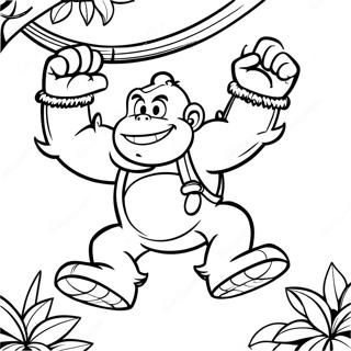 Donkey Kong Sveiflandi A Vinvidum Litabok 25620 5596