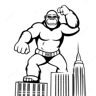 King Kong Klifra Upp Skyjakljufa Litabok 25982-5662