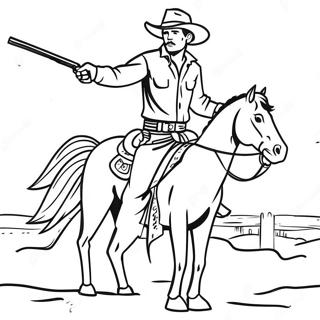 Villta Vestrid Cowboy Med Lasso Litabok 27377-5957