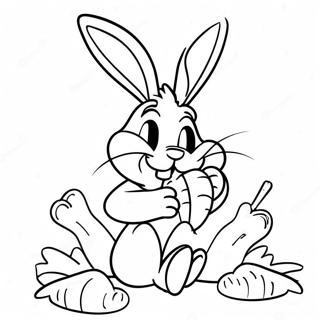 Bugs Bunny Eitandi Gulraetur Litabok 29117-6336