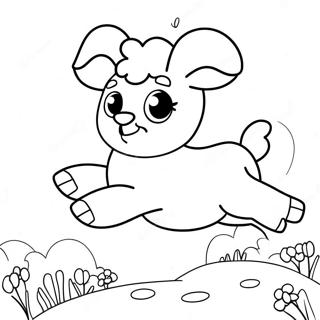 Leikandi Lamb Hoppa Litabok 30033-6544