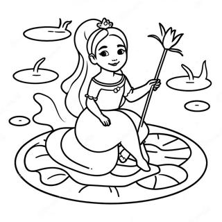 Konungleg Prinsessa Sitjandi A Liljupad Litabok 31471 6861