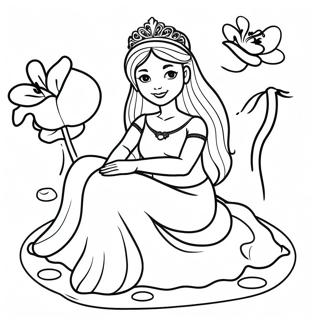 Konungleg Prinsessa Sitjandi A Liljupad Litabok 31471 6864