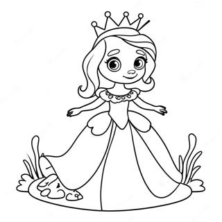 Magisk Prinsessa Med Glitrandi Frosk Litabok 31473 6870