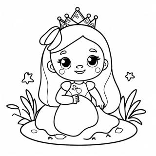 Magisk Prinsessa Med Glitrandi Frosk Litabok 31473 6871