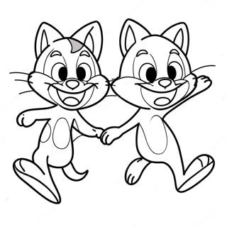 Tom Og Jerry Fyndna Eltingaleik Litabok 33348-7274