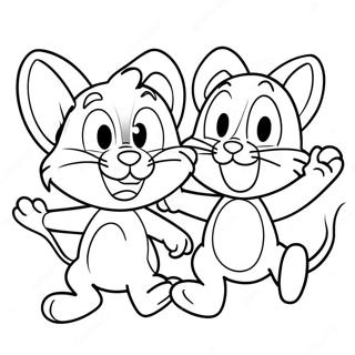 Tom Og Jerry Fyndna Eltingaleik Litabok 33348-7275